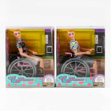 Лялька KQ 159 A (48/2) 2 види, висота 33 см, візочок, медичне приладдя, в коробці