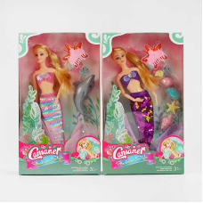 Лялька KQ 171 A/B (60/2) “Русалка“, 2 види, 30 см, мушлі, в коробці