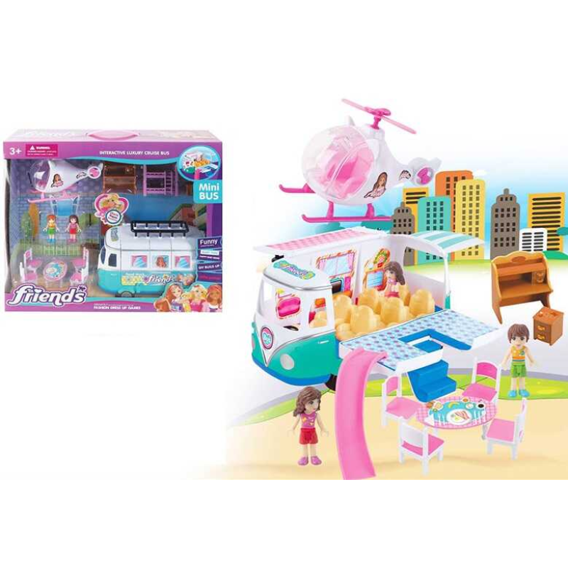 Ігровий набір Міні-Автобус 7891 (16/2) трансформується, в коробці