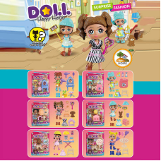 Лялька KZ 9011 (300/2) середня висота ляльки 9 см, аксесуари, рухомі кінцівки, на листі, ВИДАЄТЬСЯ ТІЛЬКИ МІКС ВИДІВ