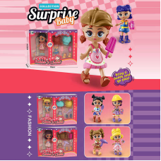 Лялька KZ 9015 (180/2)  висота ляльки 9 см, змінні зачіски, рухомі кінцівки, аксесуари, в коробці