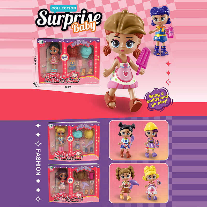 Лялька KZ 9015 (180/2) висота ляльки 9 см, змінні зачіски, рухомі кінцівки, аксесуари, в коробці Лялька KZ 9015 (180/2) висота ляльки 9 см, змінні зачіски, рухомі кінцівки, аксесуари, в коробці