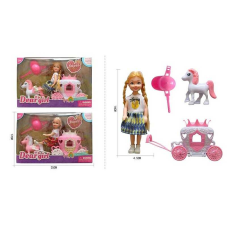 Лялька L 5-18 (96/2) 2 види, 14 см, аксесуари, в коробці