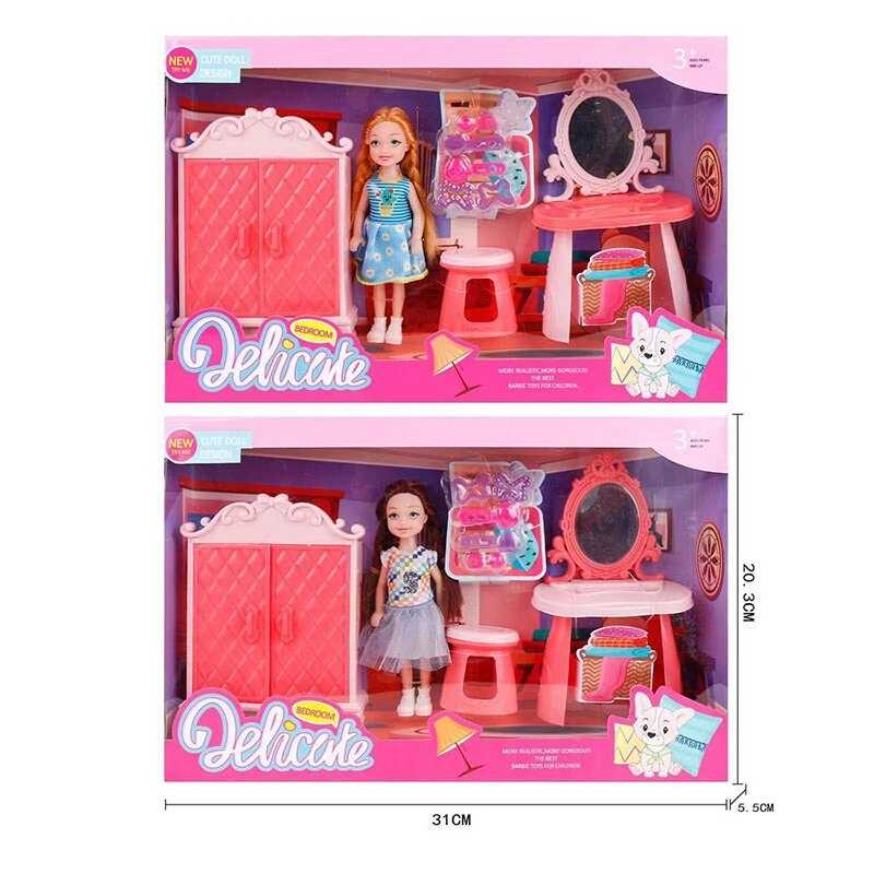 Лялька L 5-35 (96/2) 2 види, трюмо з дзеркалом, шкаф, стільчик, заколки, висота ляльки 14см, знімний одяг та взуття, в коробці Лялька L 5-35 (96/2) 2 види, трюмо з дзеркалом, шкаф, стільчик, заколки, висота ляльки 14см, знімний одяг та взуття, в коробці