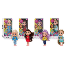 Лялька LK 1437 A (360) 4 види, висота - 16 см, в коробці, ВИДАЄТЬСЯ ТІЛЬКИ МІКС ВИДІВ