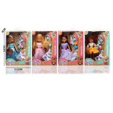 Лялька LK 2505 (96/2) 4 види, 20 см, гумова, імітація скляних очей, взуття, аксесуари, одяг, в коробці, ВИДАЄТЬСЯ ТІЛЬКИ МІКС ВИДІВ