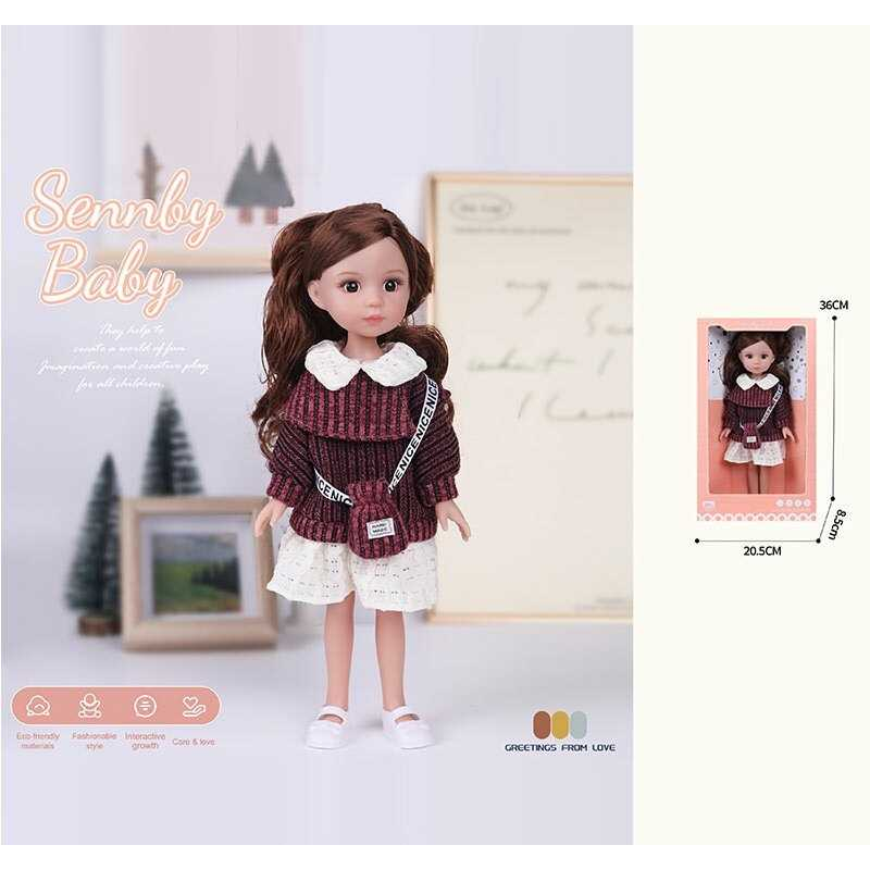 Лялька MN 331 (48) висота: 34 см, імітація скляних очей, взуття, в коробці Лялька MN 331 (48) висота: 34 см, імітація скляних очей, взуття, в коробці