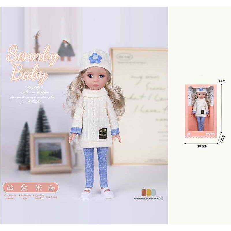 Лялька MN 3311 (48) висота: 34 см, імітація скляних очей, взуття, в коробці Лялька MN 3311 (48) висота: 34 см, імітація скляних очей, взуття, в коробці