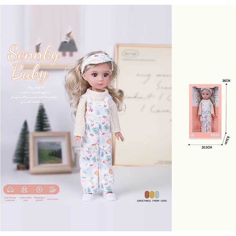 Лялька MN 3312 (48) висота: 34 см, імітація скляних очей, взуття, в коробці Лялька MN 3312 (48) висота: 34 см, імітація скляних очей, взуття, в коробці