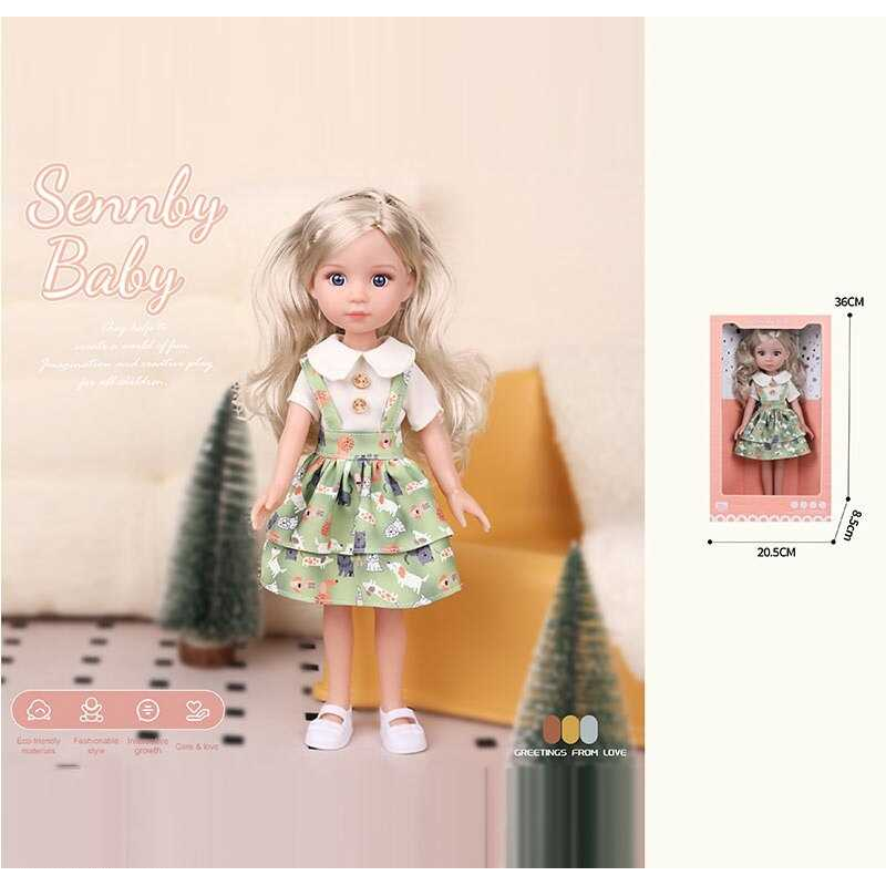 Лялька MN 3314 (48) висота: 34 см, імітація скляних очей, взуття, в коробці Лялька MN 3314 (48) висота: 34 см, імітація скляних очей, взуття, в коробці