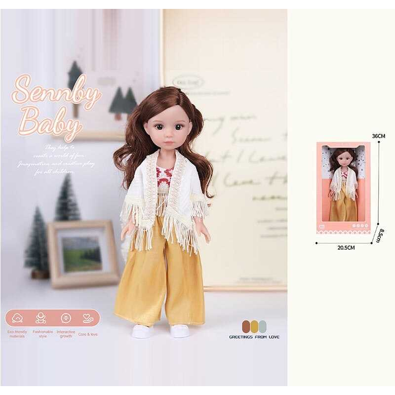 Лялька MN 339 (48) висота: 34 см, імітація скляних очей, взуття, в коробці Лялька MN 339 (48) висота: 34 см, імітація скляних очей, взуття, в коробці