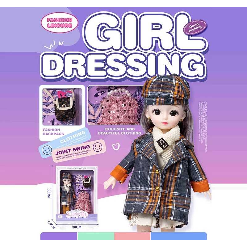 Лялька Q-A 37 (72/2) висота - 30 см, тіло — пластик, голова — гума, шарнірні з’єднання суглобів, знімне взуття, змінний одяг, аксесуари, в коробці Лялька Q-A 37 (72/2) висота - 30 см, тіло — пластик, голова — гума, шарнірні з’єднання суглобів, знімне взуття, змінний одяг, аксесуари, в коробці