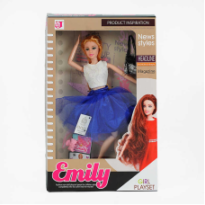 Лялька QJ 062 C (48/2) 30 см, знімне взуття, аксесуари, в коробці