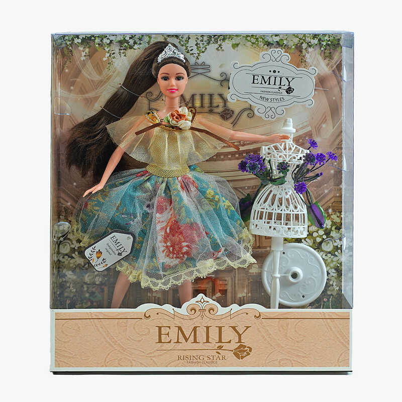 Лялька QJ 078 A (48/2) діадема, манекен, висота 30 см, в коробці Лялька QJ 078 A (48/2) діадема, манекен, висота 30 см, в коробці