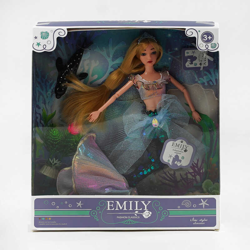 Лялька QJ 092 B (48/2) “Русалонька“, висота 30 см, у коробці Лялька QJ 092 B (48/2) “Русалонька“, висота 30 см, у коробці