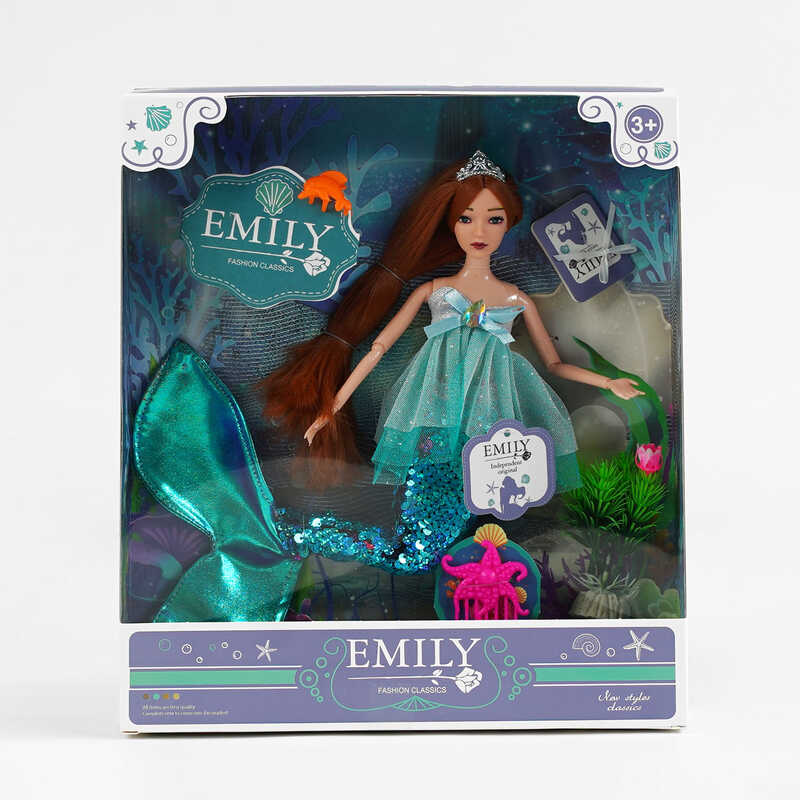 Лялька QJ 092 C (48/2) “Русалонька“, висота 30 см, у коробці Лялька QJ 092 C (48/2) “Русалонька“, висота 30 см, у коробці