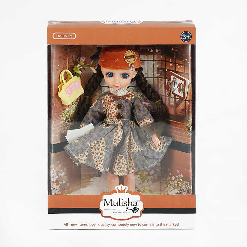 Лялька QJ 105 B (48/2) висота 30 см, сумочка, улюбленець, в коробці Лялька QJ 105 B (48/2) висота 30 см, сумочка, улюбленець, в коробці