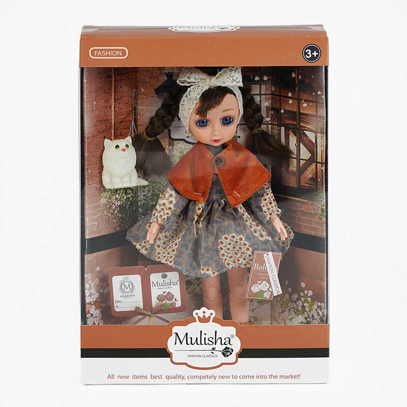 Лялька QJ 105 C (48/2) висота 30 см, пов“язка на голову, улюбленець, в коробці Лялька QJ 105 C (48/2) висота 30 см, пов“язка на голову, улюбленець, в коробці