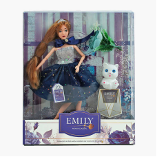 Лялька QJ 112 (48/2) висота 30 см, вихованець, квіти, в коробці