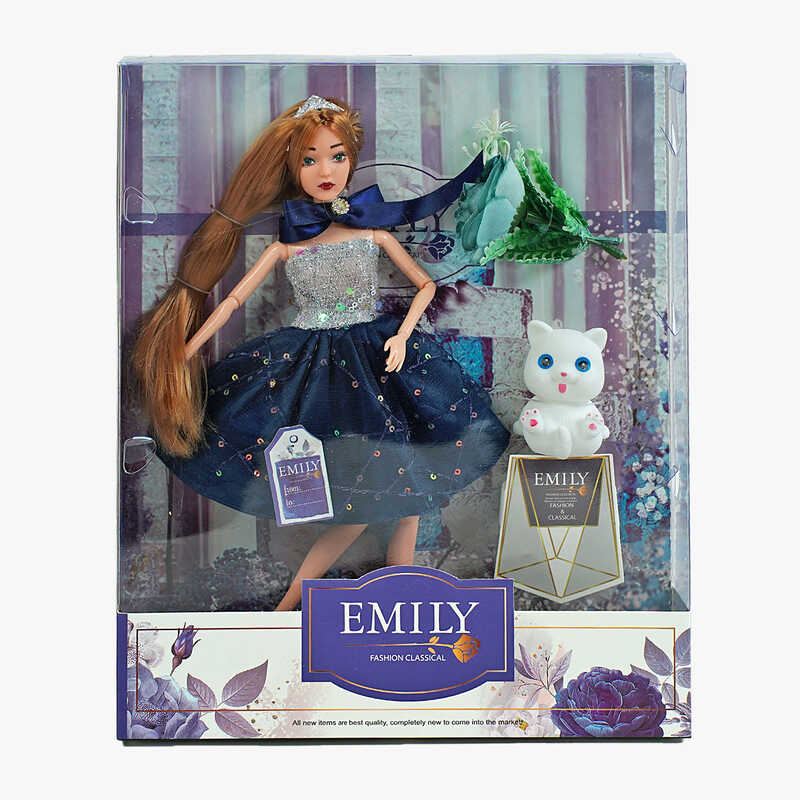 Лялька QJ 112 (48/2) висота 30 см, вихованець, квіти, в коробці Лялька QJ 112 (48/2) висота 30 см, вихованець, квіти, в коробці