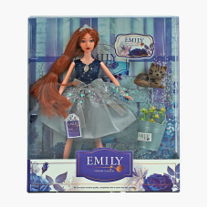 Лялька QJ 112 A (48/2) висота 30 см, вихованець, квіти, діадема, в коробці