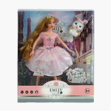 Лялька QJ 117 (48/2) висота 30 см, вихованець, квіти, в коробці