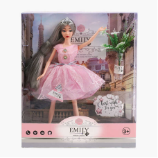 Лялька QJ 117 A (48/2) висота 30 см, аксесуар, штучні квіти, в коробці