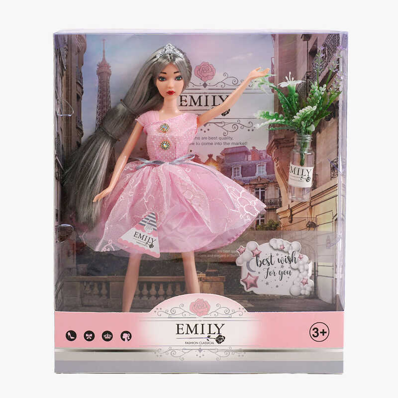 Лялька QJ 117 A (48/2) висота 30 см, аксесуар, штучні квіти, в коробці Лялька QJ 117 A (48/2) висота 30 см, аксесуар, штучні квіти, в коробці