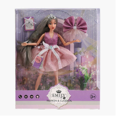 Лялька QJ 118 A (48/2) діадема, квітка, заколка для волосся, висота 30 см, в коробці