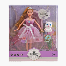 Лялька QJ 118 B (48/2) висота 30 см, вихованець, квіти, в коробці