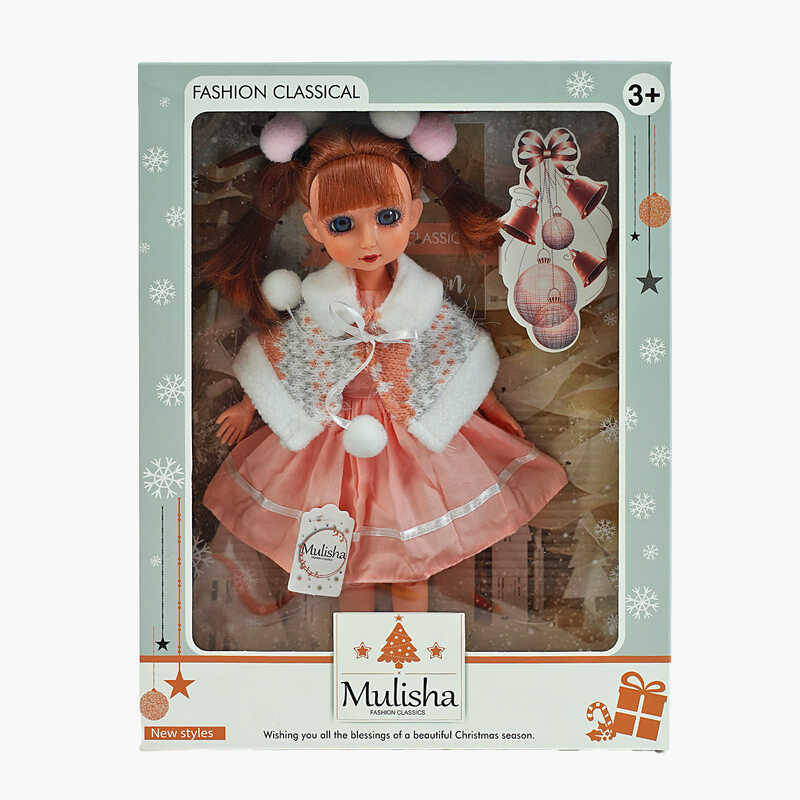 Лялька QJ 120 D (48/2) висота 30 см, накидка, резинки для волосся, в коробці Лялька QJ 120 D (48/2) висота 30 см, накидка, резинки для волосся, в коробці