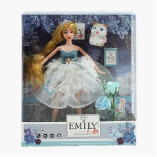 Лялька QJ 126 (48/2) висота 30 см, вихованець, квіти, в коробці