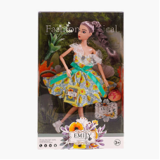 Лялька QJ 128 A (72/2) 30 см, знімне взуття, штучні квіти, в коробці