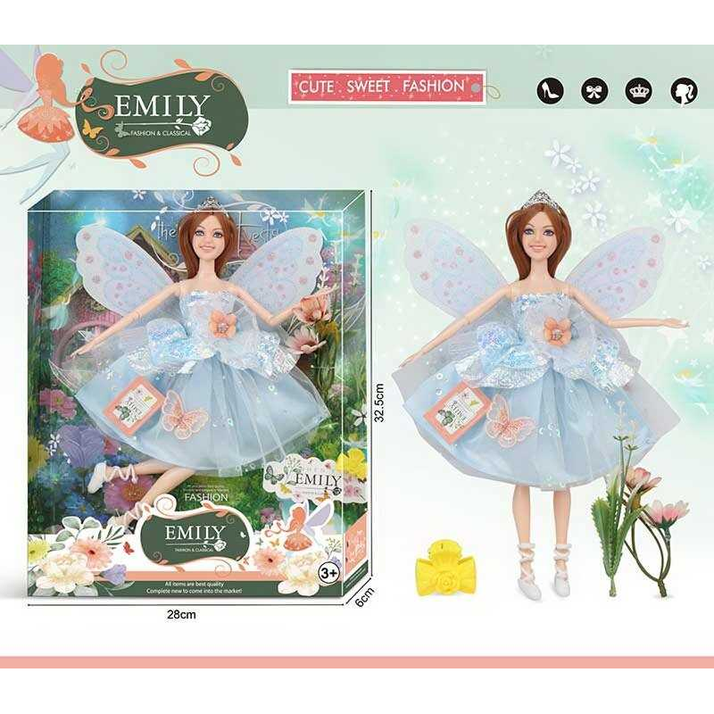 Лялька QJ 133 B (48/2) “Фея“, висота 30 см, в коробці Лялька QJ 133 B (48/2) “Фея“, висота 30 см, в коробці