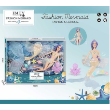 Лялька QJ 137 B (36/2) “Русалонька“, висота 30 см, фігурка морського мешканця, у коробці