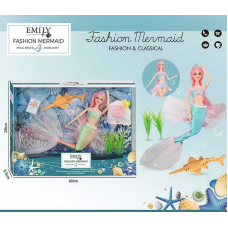 Лялька QJ 137 C (36/2) “Русалонька“, висота 30 см, фігурка морського мешканця, у коробці