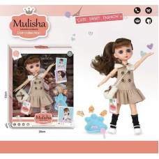 Лялька QJ 138 A (48/2) сумочка, вихованці, в коробці