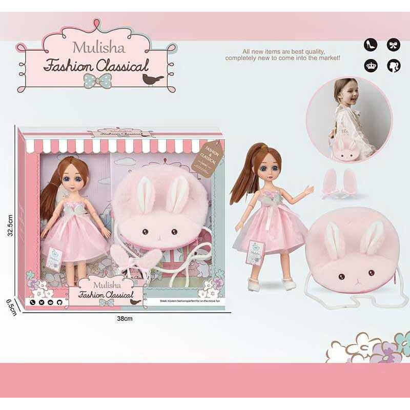 Лялька QJ 140 A (36/2) сумочка, шпильки, в коробці Лялька QJ 140 A (36/2) сумочка, шпильки, в коробці