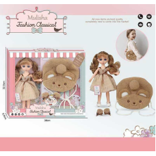 Лялька QJ 140 B (36/2) сумочка, шпильки, в коробці