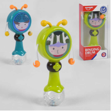 Брязкальце НЕ 0521 / НЕ 0522 (72) 2 кольори, світло, звук, в коробці