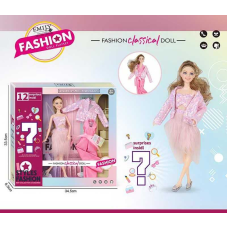 Лялька QJ 145 D (36/2) висота 30 см, додатковий одяг, аксесуари-сюрприз, в коробці