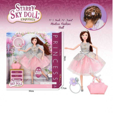 Лялька SK 026 (48/2) висота 30 см, взуття, прикраса, аксесуар, в коробці