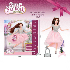 Лялька SK 026 B (48/2) висота 30 см, взуття, прикраса, аксесуар, в коробці