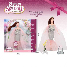 Лялька SK 026 D (48/2) висота 30 см, взуття, прикраса, аксесуар, в коробці