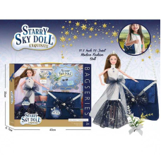 Лялька SK 032 B (24/2) висота 30 см, шарнірні суглоби, аксесуари, знімне взуття, сумочка, штучні квіти, в коробці