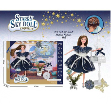 Лялька SK 032 C (24/2) висота 30 см, шарнірні суглоби, аксесуари, знімне взуття, манекен, штучні квіти, прикраси для волосся, в коробці