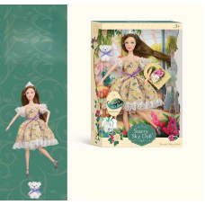 Лялька SK 039 C (72/2) діадема, ведмедик, висота 30 см, в коробці