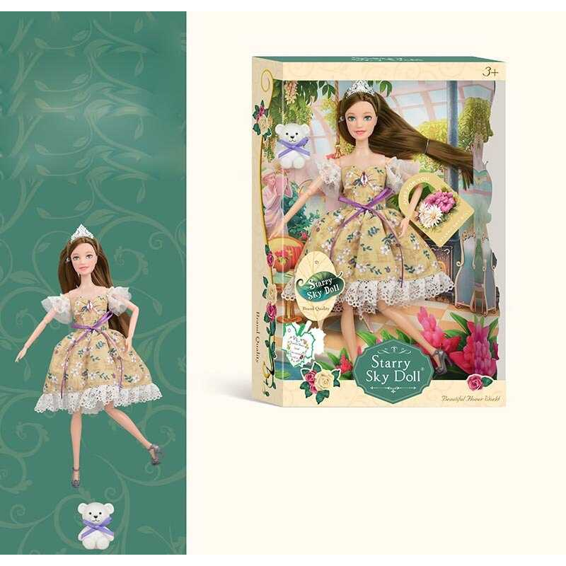 Лялька SK 039 C (72/2) діадема, ведмедик, висота 30 см, в коробці Лялька SK 039 C (72/2) діадема, ведмедик, висота 30 см, в коробці