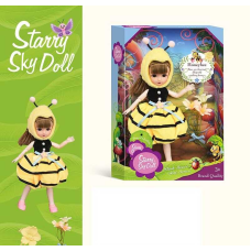 Лялька SK 047 (64/2) “Бджілка“, висота 32 см, квіти, в коробці