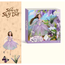 Лялька SK 049 A (48/2) “Фея“, висота 31см, корона, знімний одяг та взуття, в коробці